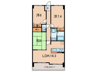 エンブレイス加古川(316)の物件間取画像